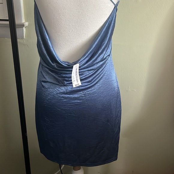 South Moon Under One Shoulder Back Cowl Detail Mini Dress - Picture 16 of 17